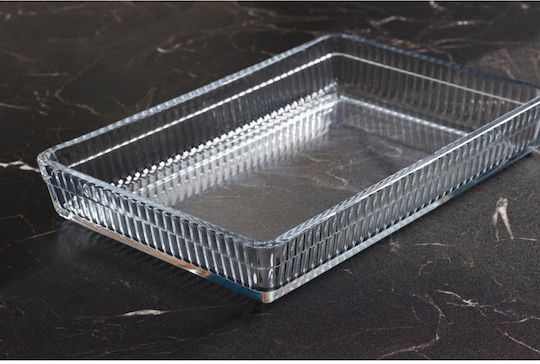 Ankor Ορθογώνιο Πυρίμαχο Σκεύος Γυάλινο 34.7x24.7x5.1cm