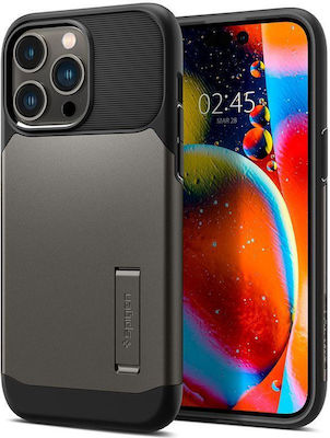 Spigen Slim Armor MagFit Back Cover Σιλικόνης / Πλαστικό Graphite (iPhone 14 Pro Max)