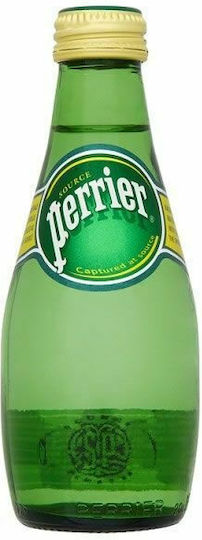 Perrier Kohlensäurehaltig Wasser in einer Glasflasche 24x0.2Es