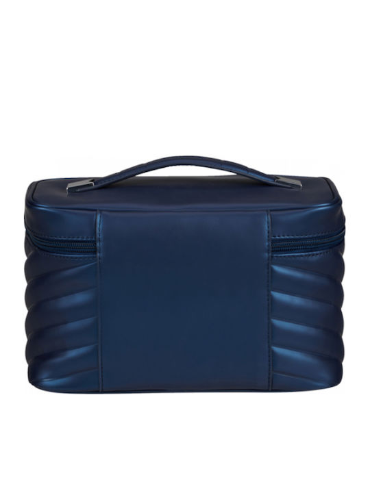 Toiletry Bag in Navy Blue color 24cm