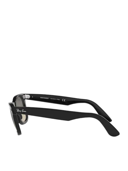 Ray Ban Wayfarer Unisex Sonnenbrillen mit Schwarz Horn umrandetem Rahmen und Gray Verlaufsfarbe Glas RB2140 901/32