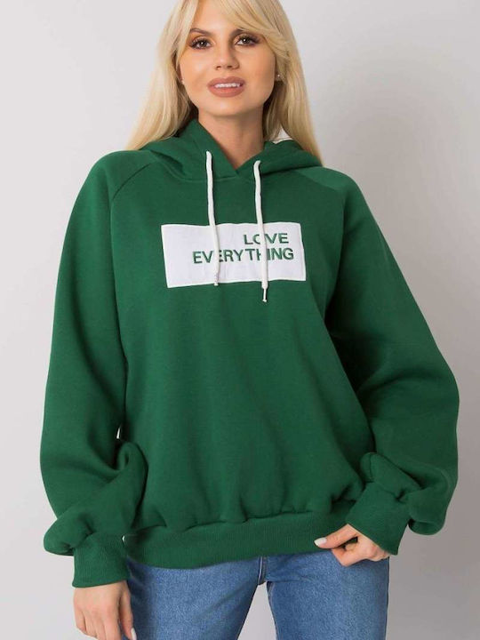 Ex Moda X Women's Hooded Sweatshirt Green 169824