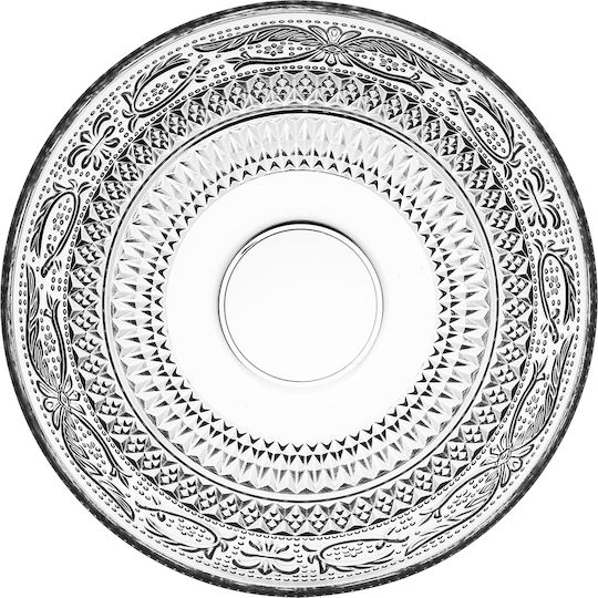 Vaisselle Μπωλ Σερβιρίσματος Δημητριακών Στρογγυλό Γυάλινο Διάφανο με Διάμετρο 13εκ.