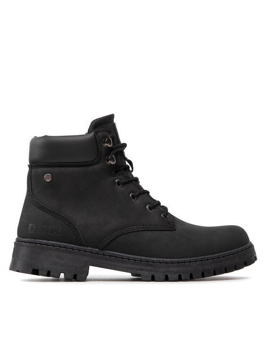 Big Star Men's Military Boots Black