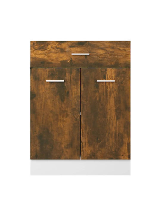 Επιδαπέδιο Ντουλάπι Καπνιστή Δρυς 60x46x81.5εκ.