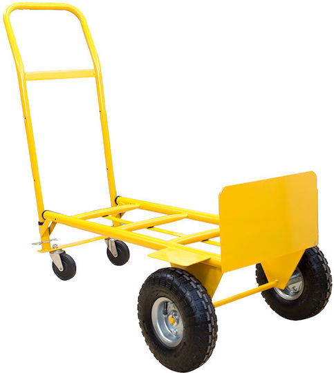 Transport Trolley for Weight Load up to 200kg Yellow