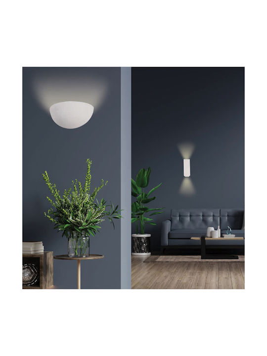 Inlight Classic Lamp Wall with Socket E14 White 27.5x12.5cm