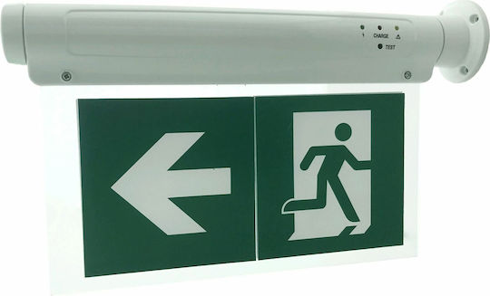 Avide LED Exit Emergency Light with Battery Powered AEXITL-IP20 5pcs