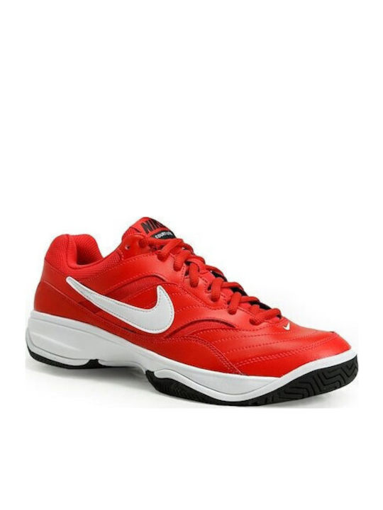 Nike Court Lite Ανδρικά Παπούτσια Τένις για Σκληρά Γήπεδα Κόκκινα