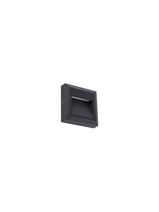 Nowodvorski Sidewalk Επιτοίχιο Εξωτερικό Φωτιστικό LED IP54 1.5W 10x10εκ.