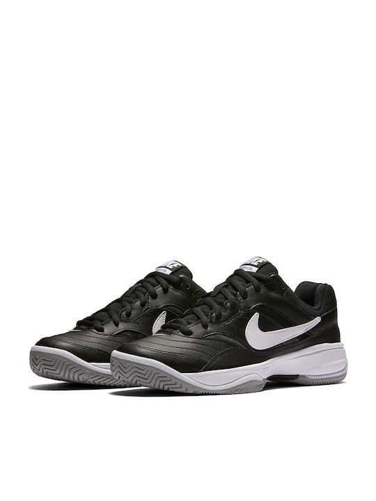 Nike Lite Men's Tennis Shoes for Hard Courts Black / White / Medium Grey