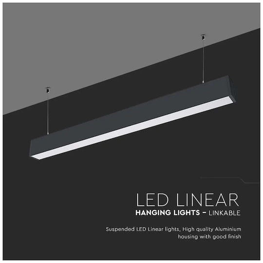 V-TAC LED Lumina liniară Lumină Plafon Alb rece IP20 cu Intensitate Reglabilă 120cm