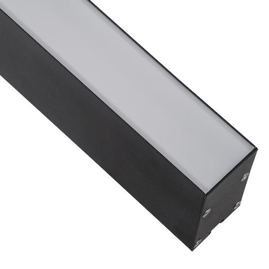 GloboStar Felix Commercial Linear LED Ceiling Light 54W Warm White IP20 Dimmable L120xD3.5xH7cm