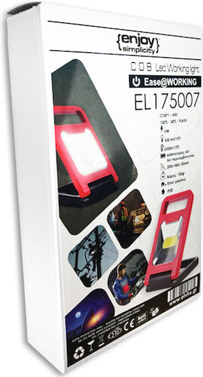 Elvhx Battery Jobsite Light LED IP20 with Brightness up to 500lm