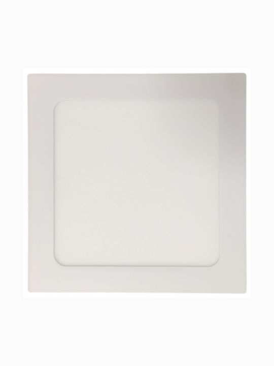 Atman Platz Vertieft LED Panel 12W mit Kaltweiß Licht 6000K