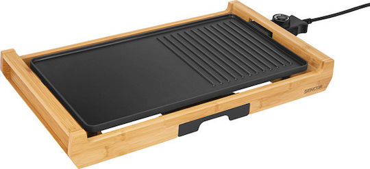 Sencor Teppanyaki Grilling Plate with Adjustable Thermostat 1800W 43x23cm.