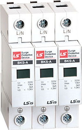 3-Poles Inspired T2 Panel Lightning Protection 10kA 3P 10kA 230VAC