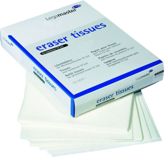 Legamaster Cloth for Whiteboard Sponge Replacements 100 Pieces. White 120200