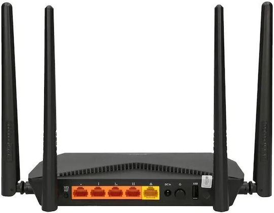 TotoLink A3002RU V3 v3 Ασύρματο Router Wi‑Fi 5 με 4 Θύρες Gigabit