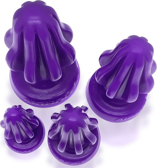 Oxballs Airhole 2 Anal Plug Finned Buttplug Eggplant