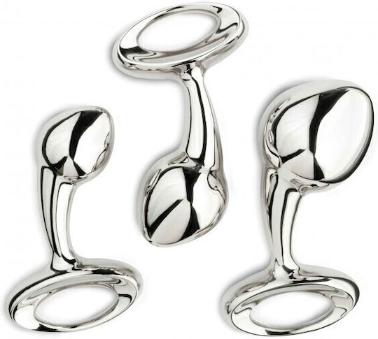njoy Pure Plug Medium Dop Anal Mediu Silver 6cm