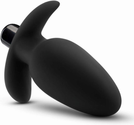 Blush Anal Adventures Platinum Vibrating Saddle Plug Anal Plug mit Vibration Schwarz