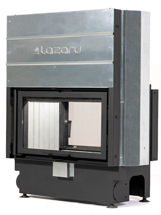 Lazaru Tunnel Premium 90/52 Wood Fireplace Insert Fan Heater with See-Through Window 12.8kW