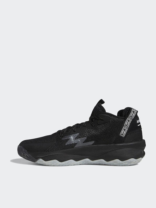 Dame 8 Ψηλά Μπασκετικά Παπούτσια Core Black / Silver Metallic / Grey Six