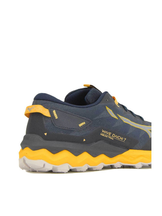 Wave Daichi 7 Ανδρικά Αθλητικά Παπούτσια Running Μαύρα