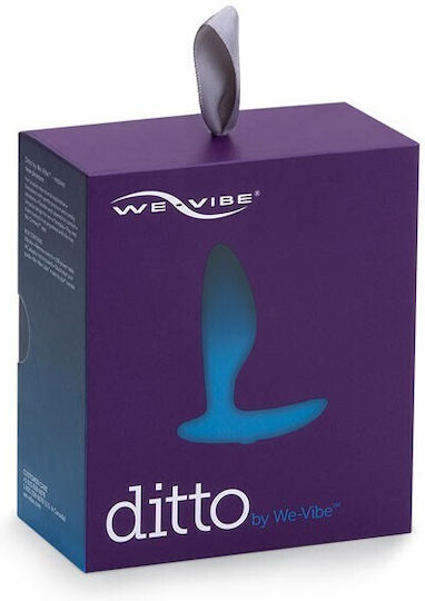 We-Vibe Ditto Anal Plug with Wireless Functionality and Vibration Blue 8.8cm