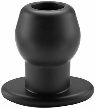 Perfect Fit Brand Tunnel Anal Plug Medium Dop Anal Mediu Black