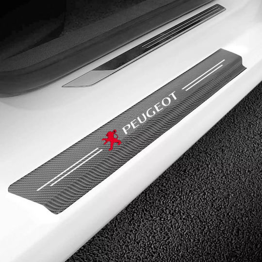 Car Interior Decorative Door Sill 4 Pieces