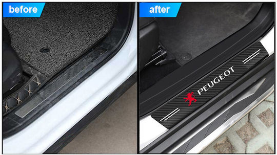 Car Interior Decorative Door Sill 4 Pieces
