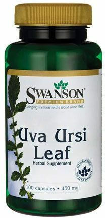 Swanson Premium Uva Ursi Leaf 450mg 100 Mützen