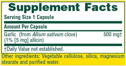 Nature's Plus Garlite 500mg 90 Mützen