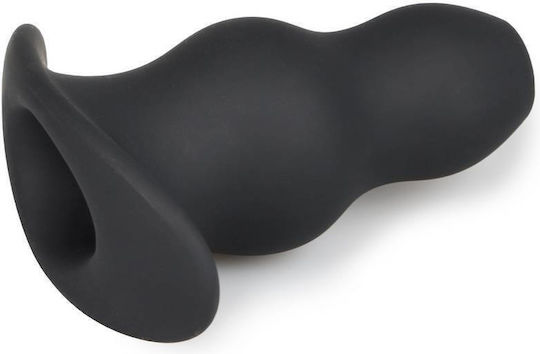 Sinner Gear Hollow Silicone Butt Plug Анална тапа Medium Medium Black 14см