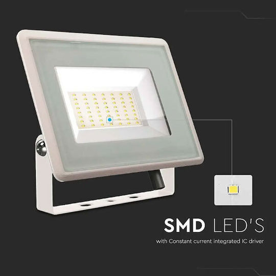 V-TAC Waterproof LED Floodlight 50W Warm White 3000K IP65