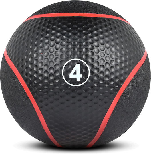 X-FIT Premium Топка Медицина 4кг в Черен Цвят