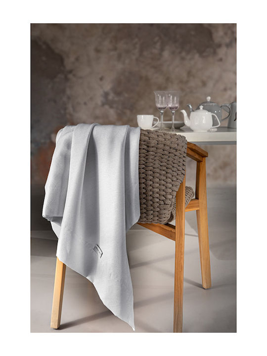 Guy Laroche Tablecloth Motion Silver 160x320cm
