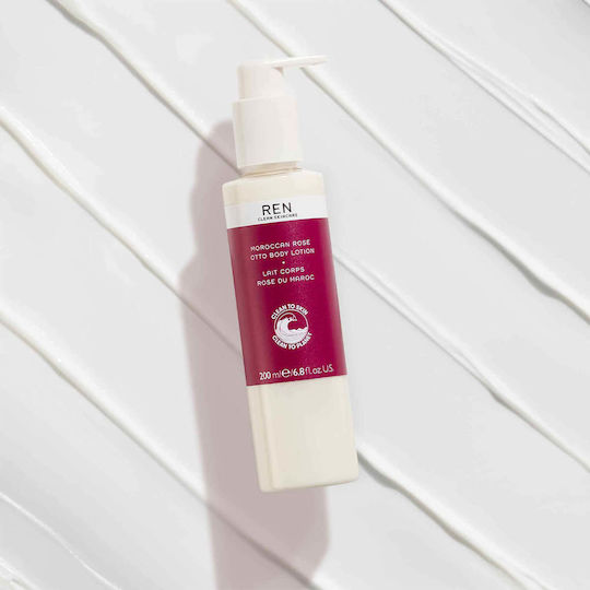 Ren Moroccan Rose Otto Ενυδατική Κρέμα Σώματος για Όλες τις Επιδερμίδες 200ml