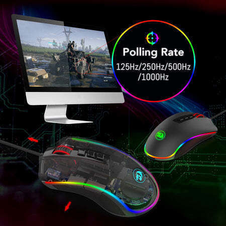 Redragon M711 Cobra RGB Gaming Mouse 10000 DPI Black