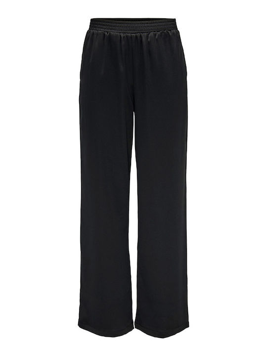 Damen Stoff Hose Schwarz