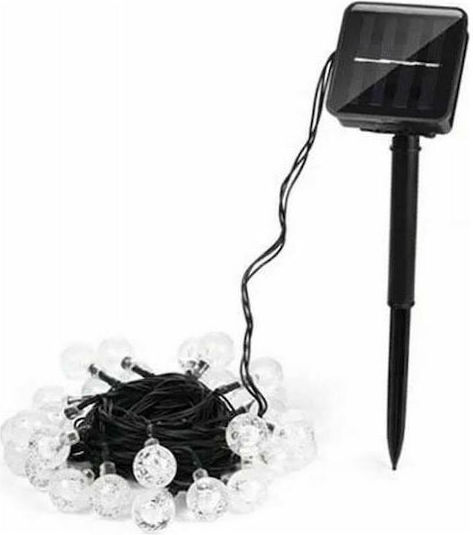 20 Lights LED 5m. Warm White Solar in String 1pcs