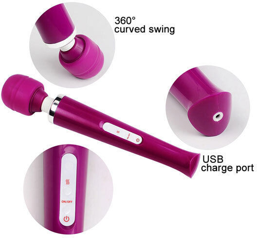 Boss Of Toys Magic Mini Vibrator De Masaj 32.5cm Negru