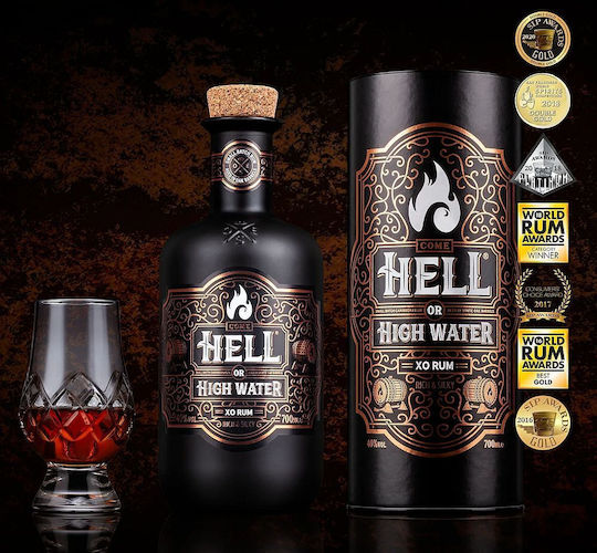 Hell Or High Water Xo Ρούμι 40% 700ml