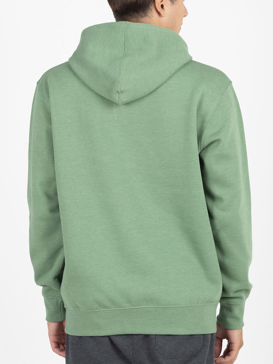 Russell Athletic Men's Sweatshirt with Hood and Pockets Green