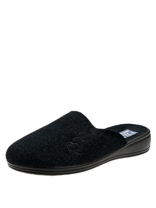 Fild Anatomic Comoda C08 Anatomic Women's Slippers In Black Colour