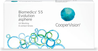 Cooper Vision Biomedics 55 Evolution 6 Μηνιαίοι Φακοί Επαφής Υδρογέλης