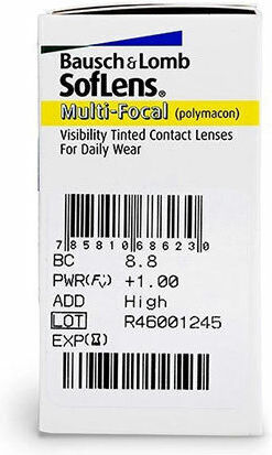 Bausch & Lomb Soflens Multifocal 6 Monthly Multifocal Contact Lenses Hydrogel