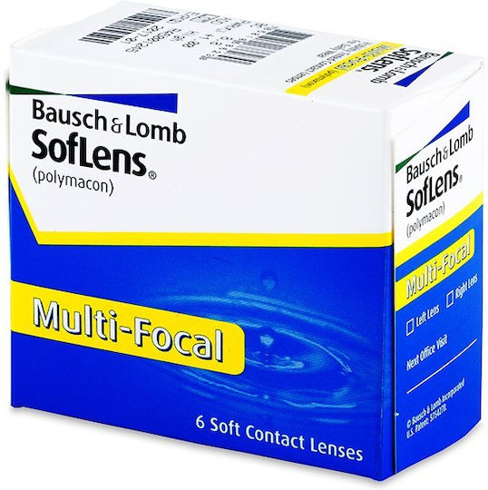Bausch & Lomb Soflens Multifocal 6 Monthly Multifocal Contact Lenses Hydrogel